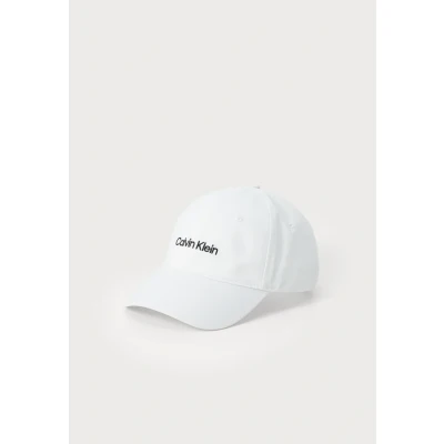 Imagen de Calvin Klein LOGO Embroidery Baseball Gorra, Hombre, Talla: One Size, Bright white