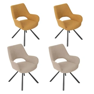 Imagen de Meubles cosy conjunto de 4 sillas comedor con respaldo