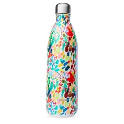 Imagen de Qwetch Botella Isotérmica Originals Arty 1L Nómada de Acero Inoxidable 24h Frío y 12h Caliente Impermeable, Libre BPA Reutilizable