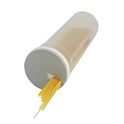 Imagen de SENRN 1PC Spaghetti Tub Dispenser Storage, Containers, Pasta Container, Plastic Container Rotating Lid