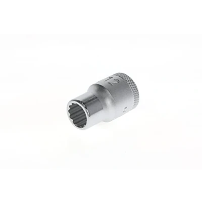 Imagen de GEDORE vaso, Llave de Accionamiento 1/2&#039;&#039; 12,5 mm, doce cantos, 12 mm ancho, Herramienta, D 19 12, Acero cromado