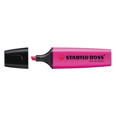 Imagen de STABILO Lot de 3 Surligneurs &quot;BOSS ORIGINAL&quot; Rechargeable Pte Biseautée 2 5 mm Lilas