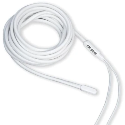 Imagen de GOLDMAN SERVICE Cable Calefactor Resistencia Bipolar de Silicona Anti Congelación Tuberías 6 Metros, 90 Vatios Incubadoras, Acuarios, Reptiles, Invernaderos, Fermentación (6 m 90W)