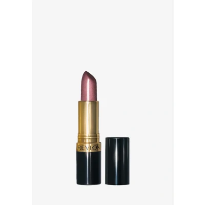Imagen de Revlon Lápiz labial Super Lustrous, fórmula hidratante de color llamativo, enriquecida con vitamina E y aceite aguacate, tonos ciruela/burdeos nacarados, Plum Baby (467)