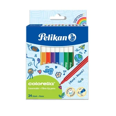 Imagen de Pelikan Rotulador Colorella C302 817271, 24 colores en caja plegable