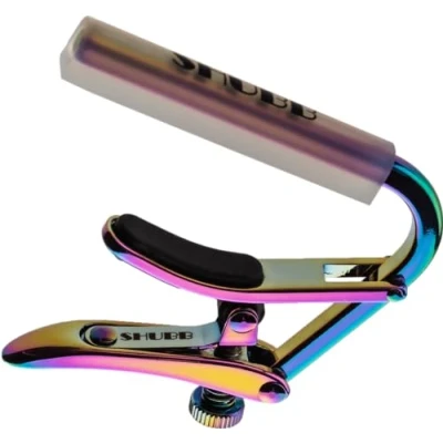 Imagen de Shubb Capo® C2P Royal paua Pearl Cejilla para guitarra de concierto (nailon), color perla