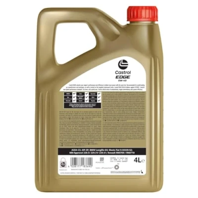 Imagen de Castrol EDGE 0W 40 4L Aceite de motor 15F713 ALFA ROMEO: MiTo, BMW: 4 Cabrio, FIAT: 500 C Cabrio