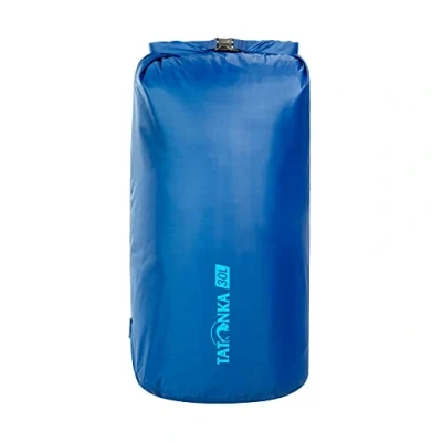 Imagen de Tatonka Bolsa Seca de 30 l, Impermeable, con Cierre Enrollable y Ranura, poliéster Reciclado, litros Volumen (Azul)