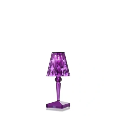 Imagen de Kartell Battery, Lámpara de mesa, Ciruela, Transparente