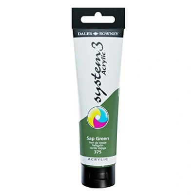Imagen de Daler Rowney System 3 Acrylic 150ml Sap Green (375)