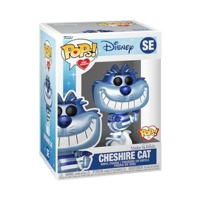 Imagen de Funko Pop! Disney: Make a Wish 2022 Cheshire Cat (Metallic) Alice In Wonderland Figura de Vinilo Coleccionable Idea Regalo Mercancia Oficial Juguetes para Niños y Adultos