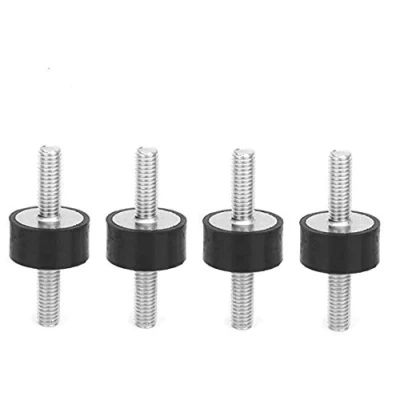Imagen de Soportes de Goma M6, 4 Piezas Silentblock Amortiguador Antivibracion para compresores aire, motores diesel, gasolina, bombas agua (vv20 * 10 M6 18)