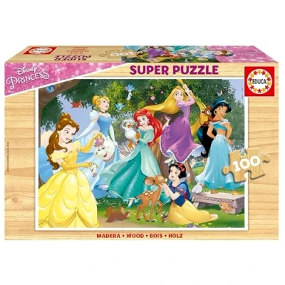 Imagen de Educa Princesas Disney Puzzle, 100 Piezas, Multicolor