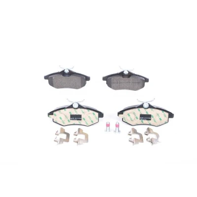 Imagen de BOSCH 0 986 494 262 Juego de pastillas freno Low Metallic con instrucciones montaje, Chapa antichirridos, tornillos CITROËN: C3 I Hatchback