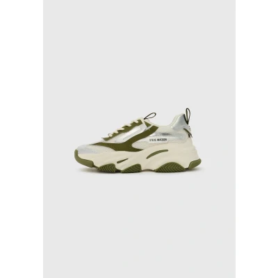 Imagen de Steve Madden Possession Zapatillas olive/silvercoloured, Mujer, Talla: 40, Olive/silver/coloured Zapatos