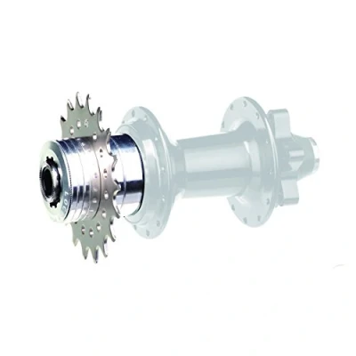 Imagen de Cervus Bicicleta Fixie Sola Velocidad Cassette Kit de conversión Compatible Shimano 18T Colores (Plata)