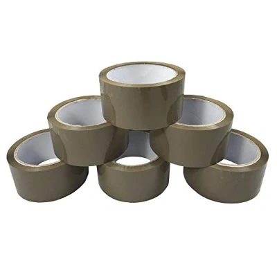 Imagen de triplast 48 mm x 66 m valor embalaje cinta de embalar Buff marrón (Pack 6)