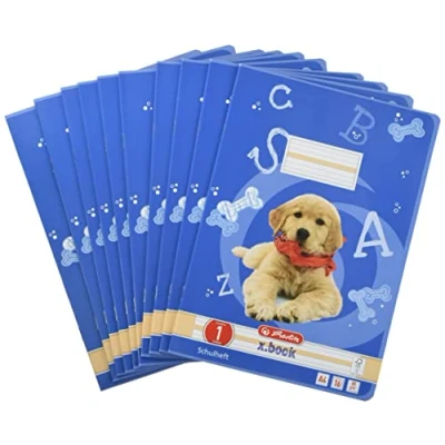 Imagen de Herlitz 3321601 Lote de 10 libretas líneas (DIN A4, 16 hojas)
