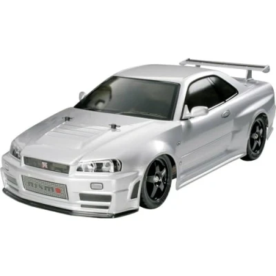 Imagen de Tamiya NISMO R34 GT R Z Tune Other License Militär 51246, Color Plateado, S (TMYTAM51246)