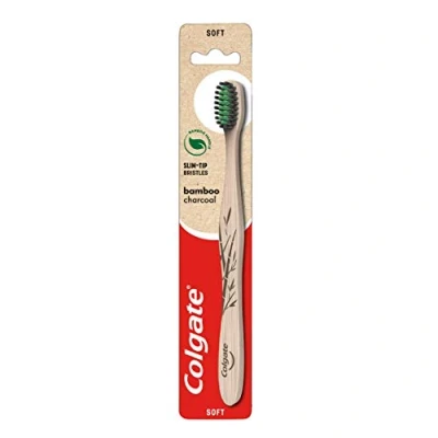 Imagen de Colgate Cepillo de dientes suave carbón bambú