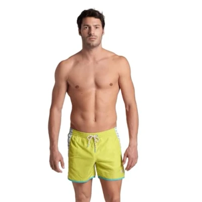 Imagen de Arena TEAM Stripe Bañador, Hombre, Talla: Medium, Soft green water white