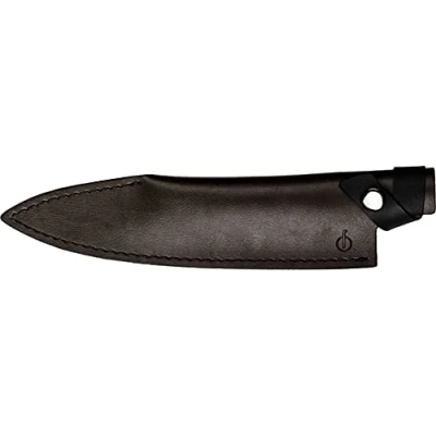 Imagen de Forged Protector de cuchilla, cuchillo chef 20 cm, piel marrón, con cierre botón a presión