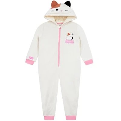 Imagen de Squishmallows Pijama Niña Invierno Polar Squishville Blanco 12 13 Años