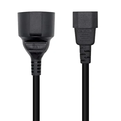 Imagen de Aisens Cable Alimentacion 16A C14/M a CEE7/H 25cm
