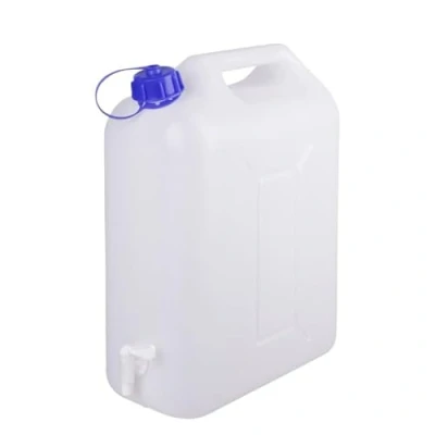 Imagen de Jerrycanshop bidón de plástico 10 l con grifo, para agua y alimentos, litros, (HDPE), sin BPA
