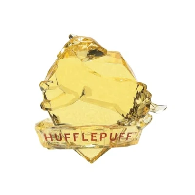 Imagen de Enesco Facets The Wizarding World of Harry Potter Hufflepuff House Crest Figurita, 3.24 Pulgadas, Amarillo