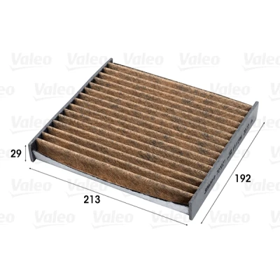 Imagen de VALEO 701021 Filtro de habitáculo carbón activado con polifenol, efecto fungicida, antialérgico 214 195 30 CLIMFILTER SUPREME