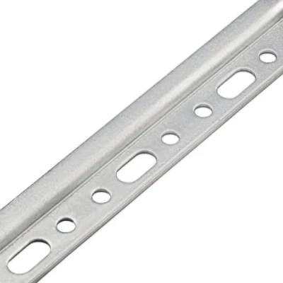 Imagen de Gedotec Hanging Rail Armarios de pared y cocina Carril montaje metálico con longitud 2000 mm. Acero galvanizado Capacidad carga 240 kg riel sin tornillos 1 pieza