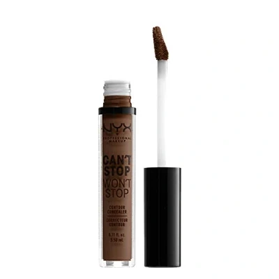 Imagen de Nyx Professional Makeup Corrector No Comedogénico, Waterproof Y De Larga Duración Can&#039;T Stop Won&#039;T 24H Tono 22 Deel Cool Para Pieles Muy Oscuras