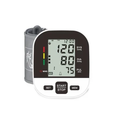 Imagen de Bornova Tensiómetro brazo profesional aparato para medir la presión arterial automático Monitor electrónico brazalete Medición precisa rápida BSX