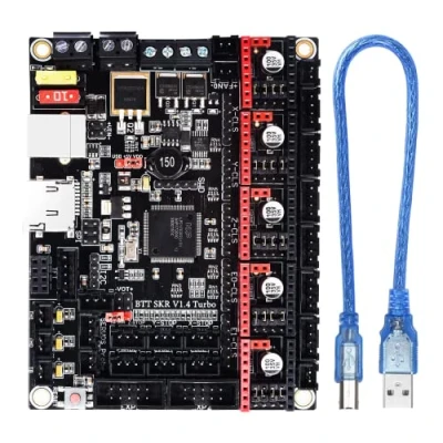 Imagen de BIGTREETECH SKR V1.4 Turbo Panel de control 32 bits para impresora 3D compatible con 12864LCD/TFT24 8825/TMC2208/Tmc2130