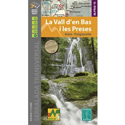 Imagen de Mapa La Vall D&#039;en Bas Les Preses 1:15000
