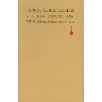 Imagen de Papers Sobre Carles Riba