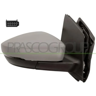 Imagen de Espejo retrovisor Prasco Premium VG0237125P con cable derecha imprimado VOLKSWAGEN: Polo V Hatchback