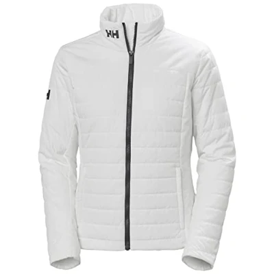 Imagen de Helly Hansen Mujer Chaqueta Insulada Crew 2.0, M, Blanco