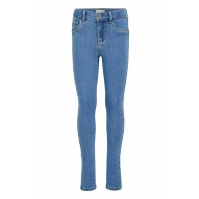 Imagen de ONLY Girls Vaqueros pitillo para niños, Talla: 7a, Medium blue denim