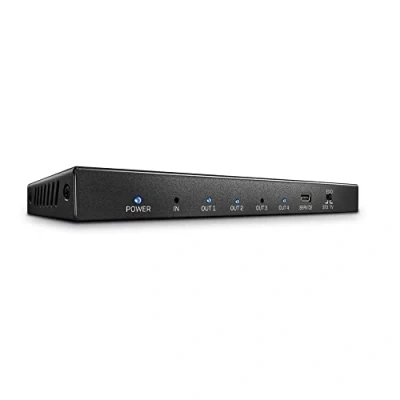 Imagen de LINDY Divisor HDMI 2.0 18G de 4 Puertos, 4K a 60Hz 4:4:4, HDR, HDCP 2.2, EDID, Conecta Pantallas un Solo Dispositivo; Sky, BT, Virgin, Xbox, Playstation, PC, portátil, Mac, BLU Ray