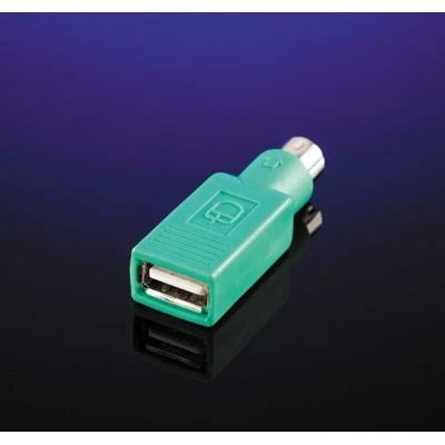 Imagen de Adaptador Value Ps/2 To Usb Adapter, Mouse Green