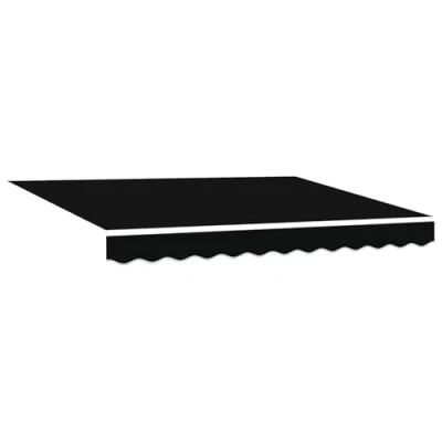 Imagen de vidaXL Tela de Reemplazo para Toldo Marco 3.5x2.5 m Negro