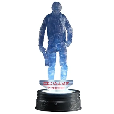 Imagen de Star Wars The Black Series Holocomm Collection Han Solo Figura de acción coleccionable 15 cm con disco holográfico que se ilumina A partir 4 años