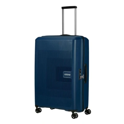 Imagen de American Tourister Aerostep Spinner 77 / 28 EXP TSA Trolley Maleta de cabina, Talla: One Size, Navy blue