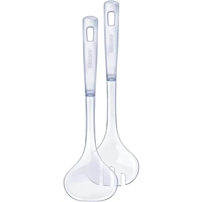 Imagen de Leifheit 6972 Cubiertos para Ensalada, Orificios Colgar y Ahorrar Espacio, Aglomerado, Multicolores, 3 cm