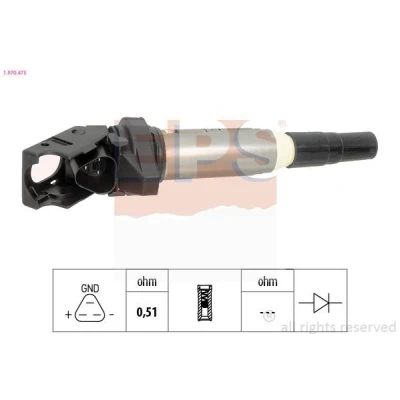 Imagen de FACET 9.6375 Bobina de encendido BMW: 3 Berlina, Coupé, 5 CITROËN: C4 I Hatchback, C3 II, PEUGEOT: 207 308 Hatchback