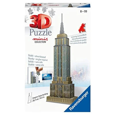 Imagen de Ravensburger 3D Puzzle Empire State Building, Londres, Minis Collection, 54 Piezas, 8+ Años