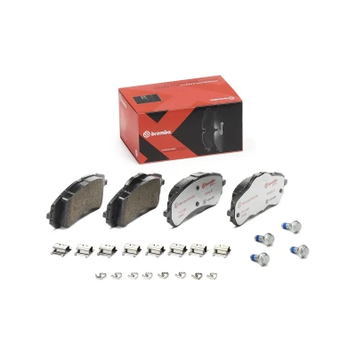 Imagen de BREMBO P 61 120X Juego de pastillas freno excl. contacto avisador desgaste con tornillos pinza accesorios PEUGEOT: 308 II Hatchback