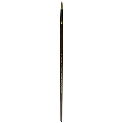 Imagen de Winsor &amp; Newton Monarch Pincel Profesional de Pelo sintético para Pinturas al óleo o acrílicas, Madera, Transparente, Nr.8 5,6mm